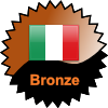 The Italy Cacher – Bronzový